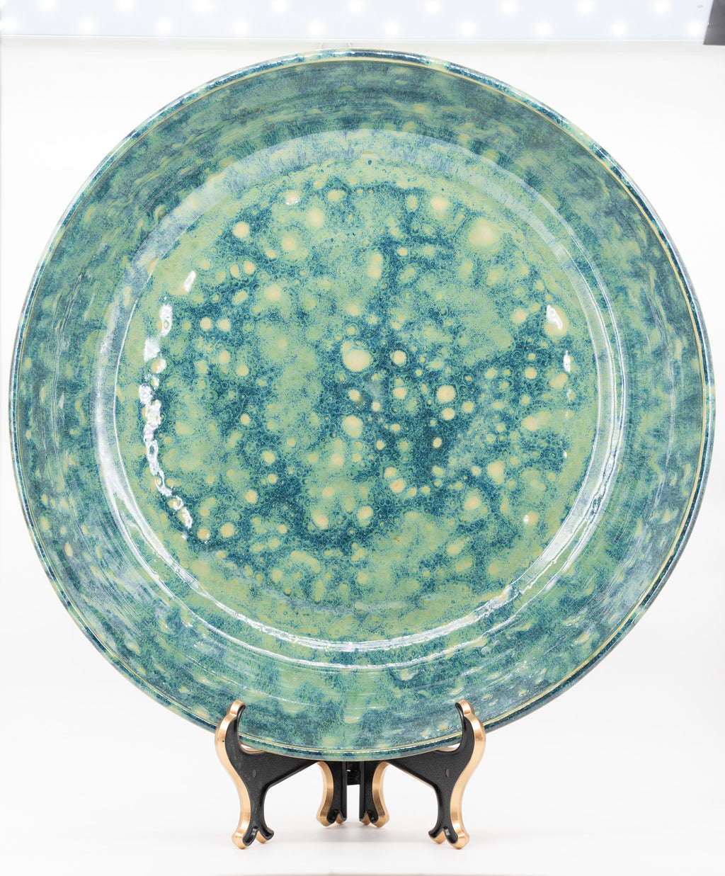 XL Green Ceramic Serving Bowl