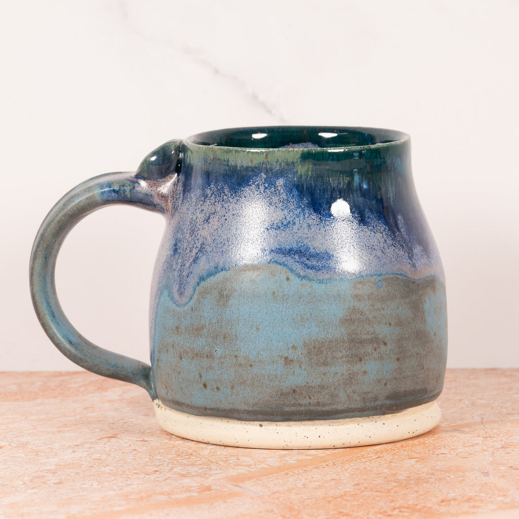 Handmade Ceramic Mug with Persian Cat