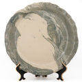 Watercolored Clay Ceramic Pie Dish
