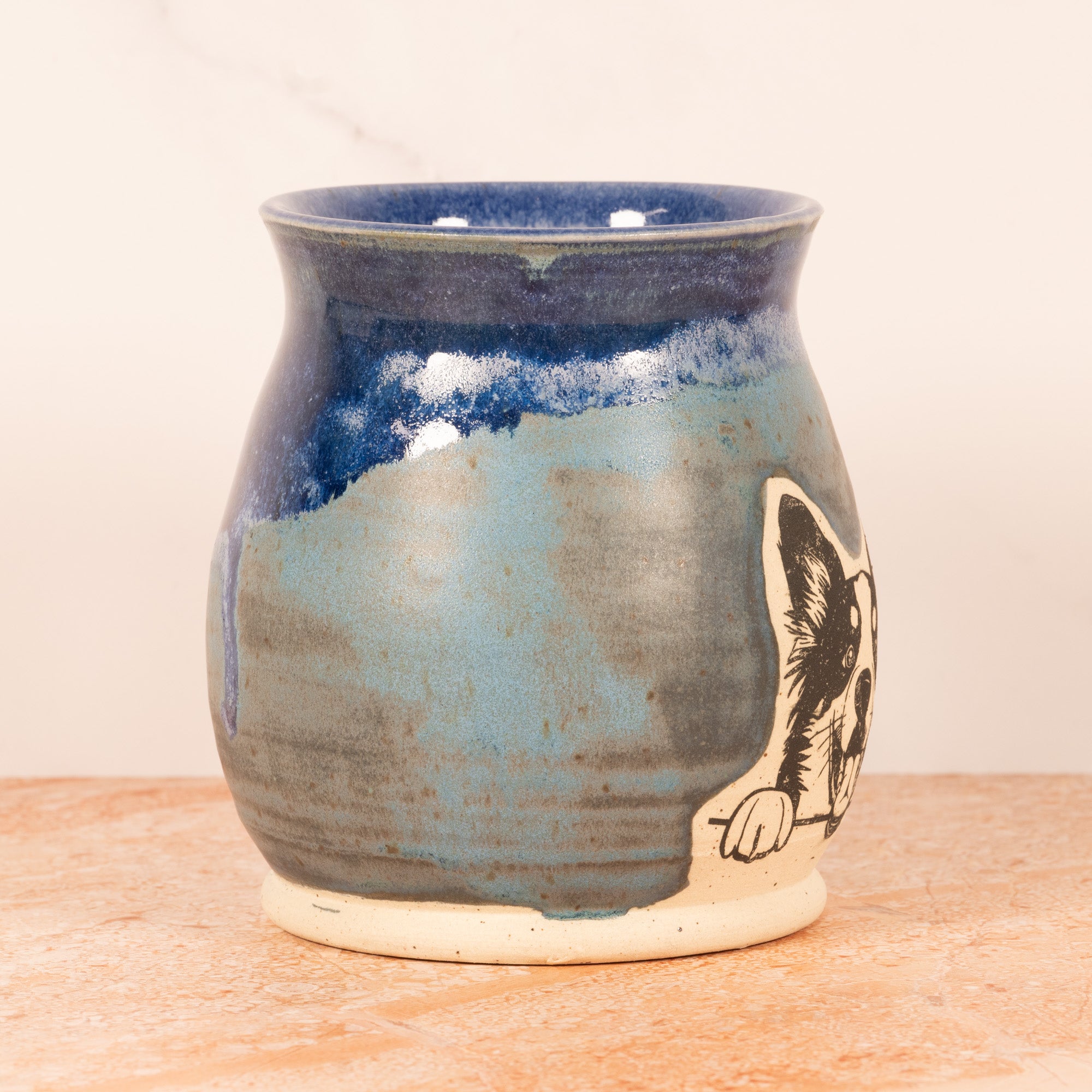 Handmade Ceramic Border Collie Mug