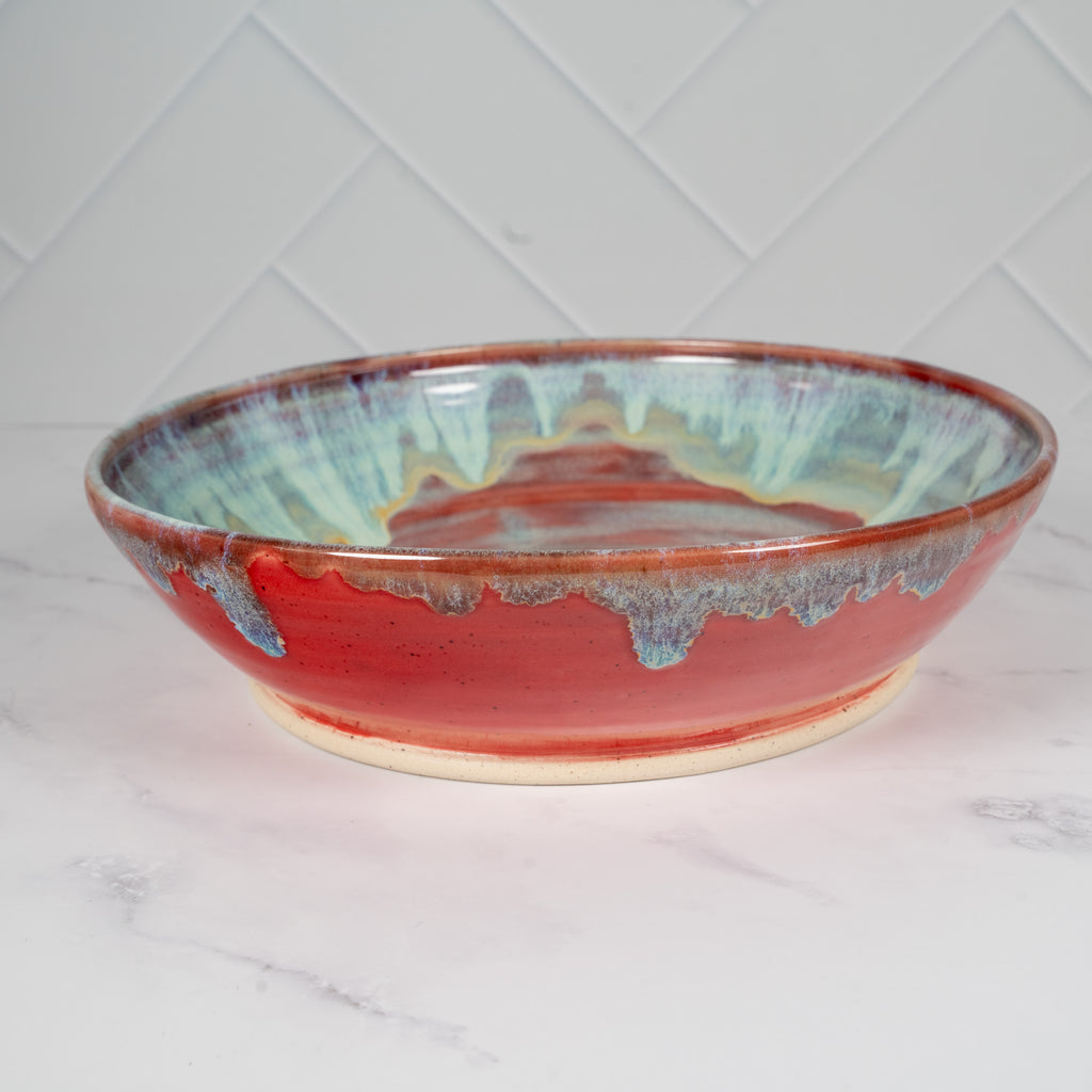 Coral Sand Beach Ceramic Serving Bowl, Medium