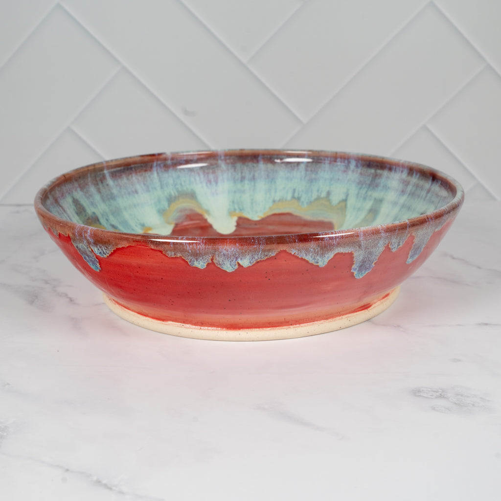 Coral Sand Beach Ceramic Serving Bowl, Medium