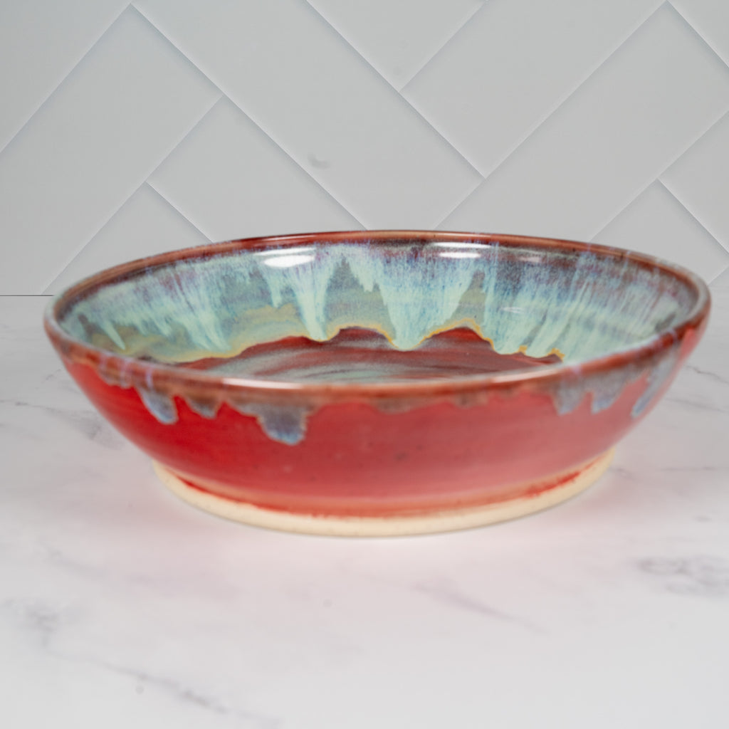 Coral Sand Beach Ceramic Serving Bowl, Medium