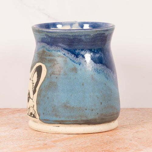 Handmade Ceramic Mug with Corgi