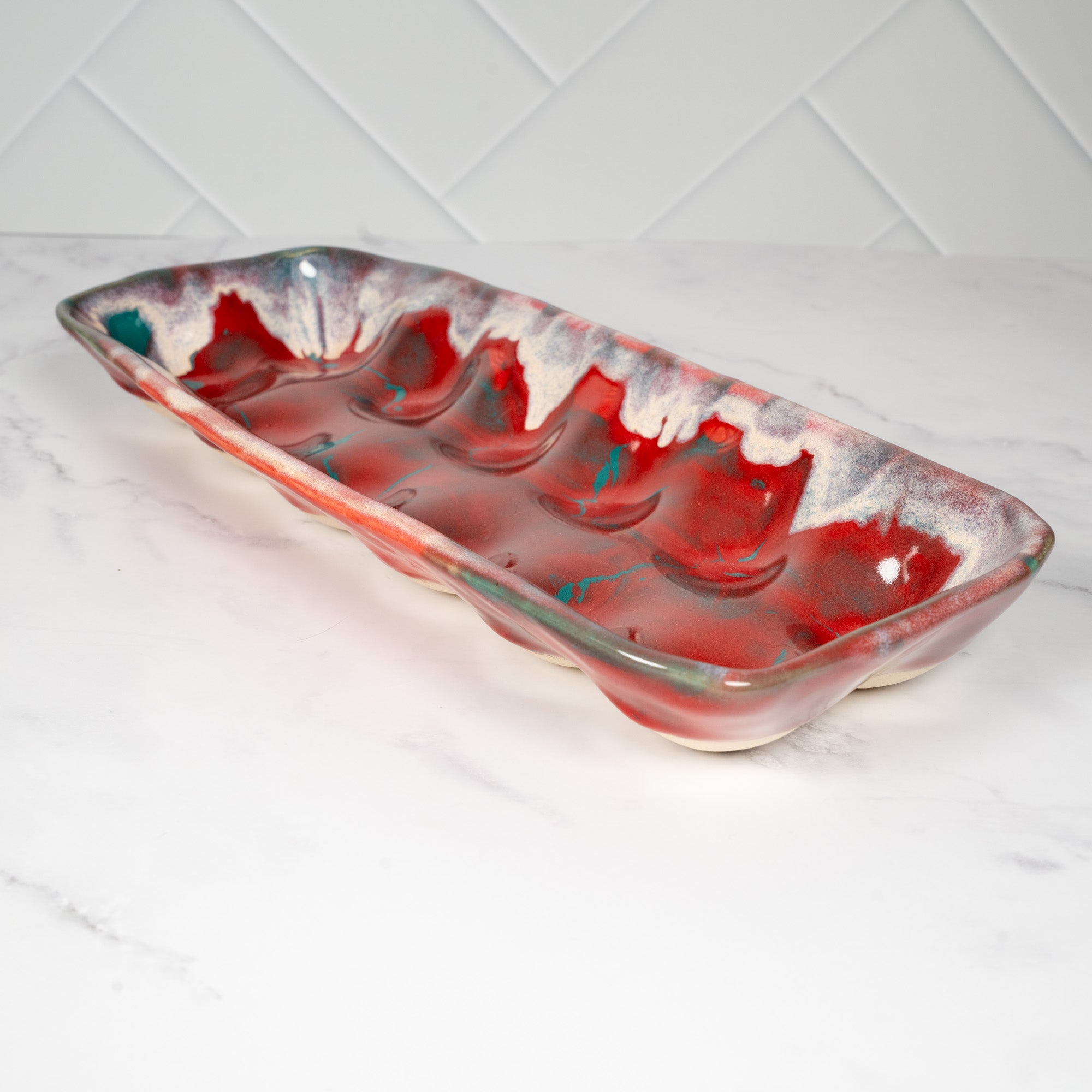 Handmade Ceramic Egg Tray