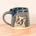 Handmade Ceramic Mug with French Bull Dog