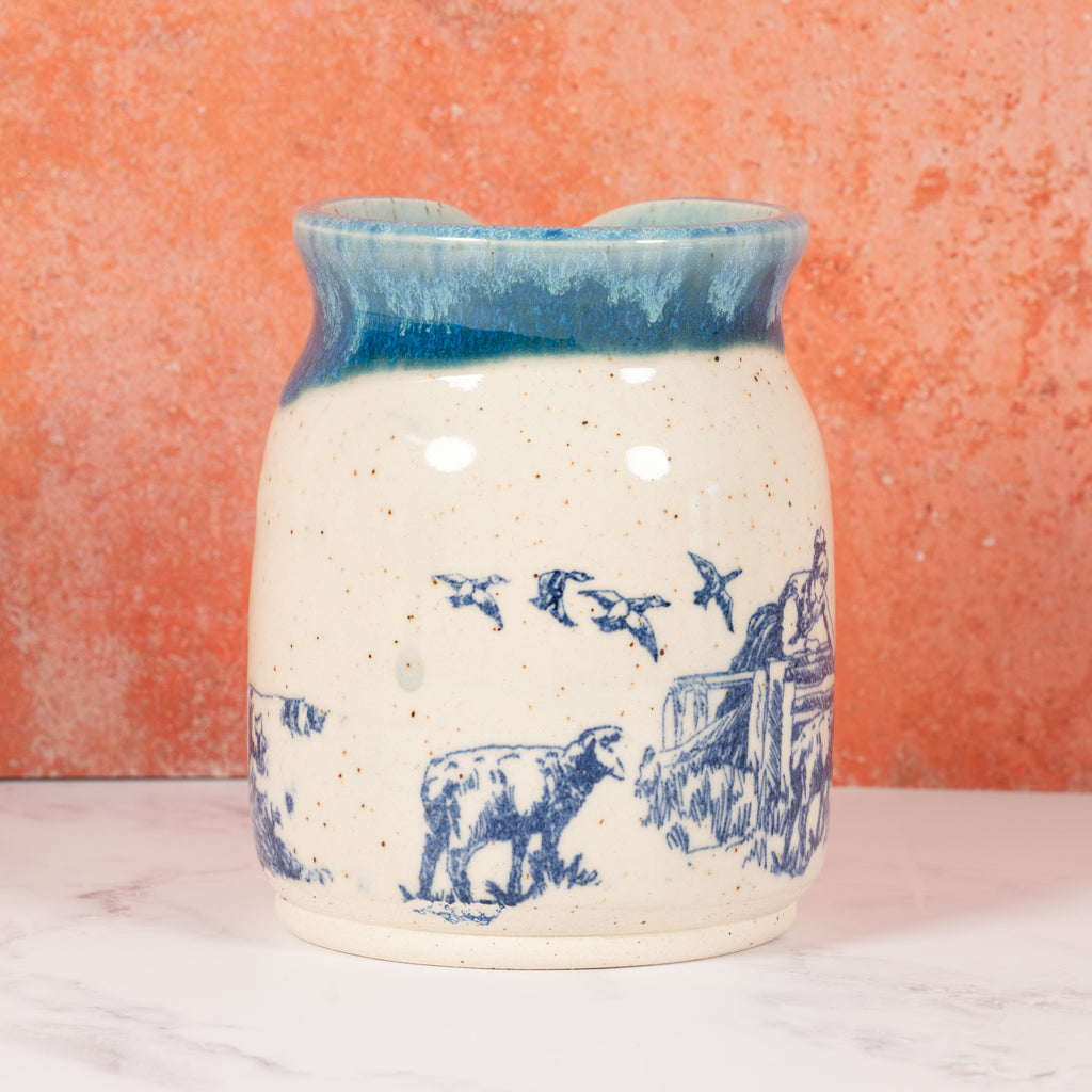 Handmade English Garden Creamer Pot
