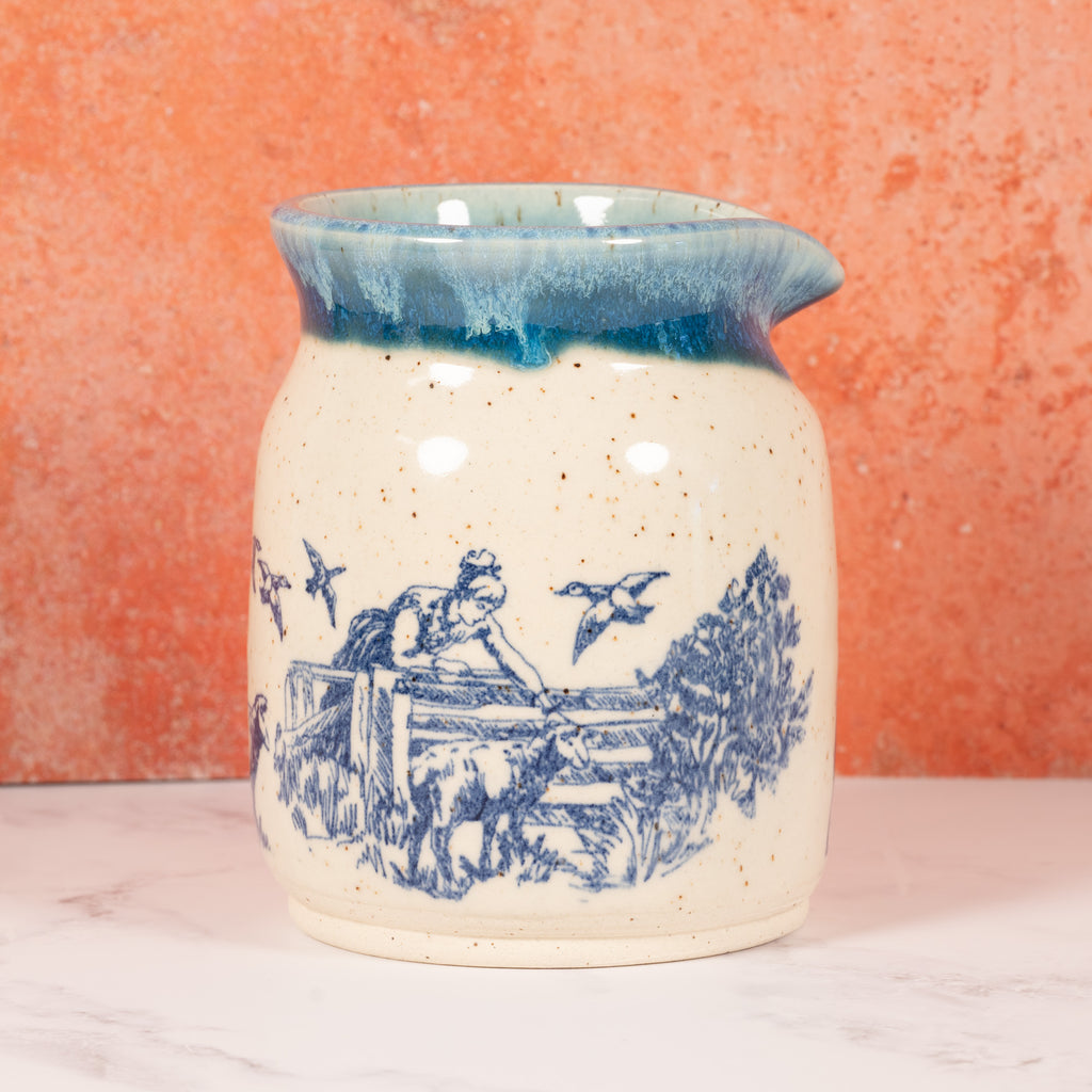 Handmade English Garden Creamer Pot