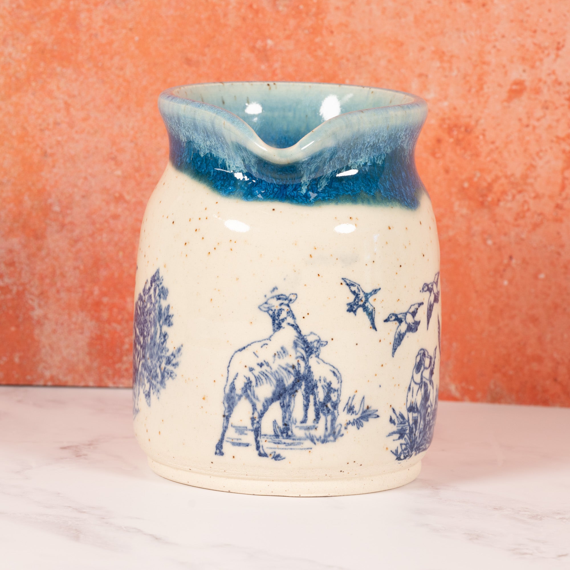 Handmade English Garden Creamer Pot
