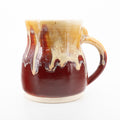 Handmade XL Red/Gold Coffee Mug