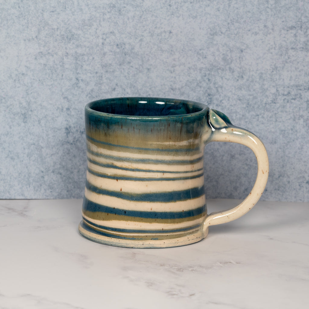 Handmade Planet Earth Ceramic Mug