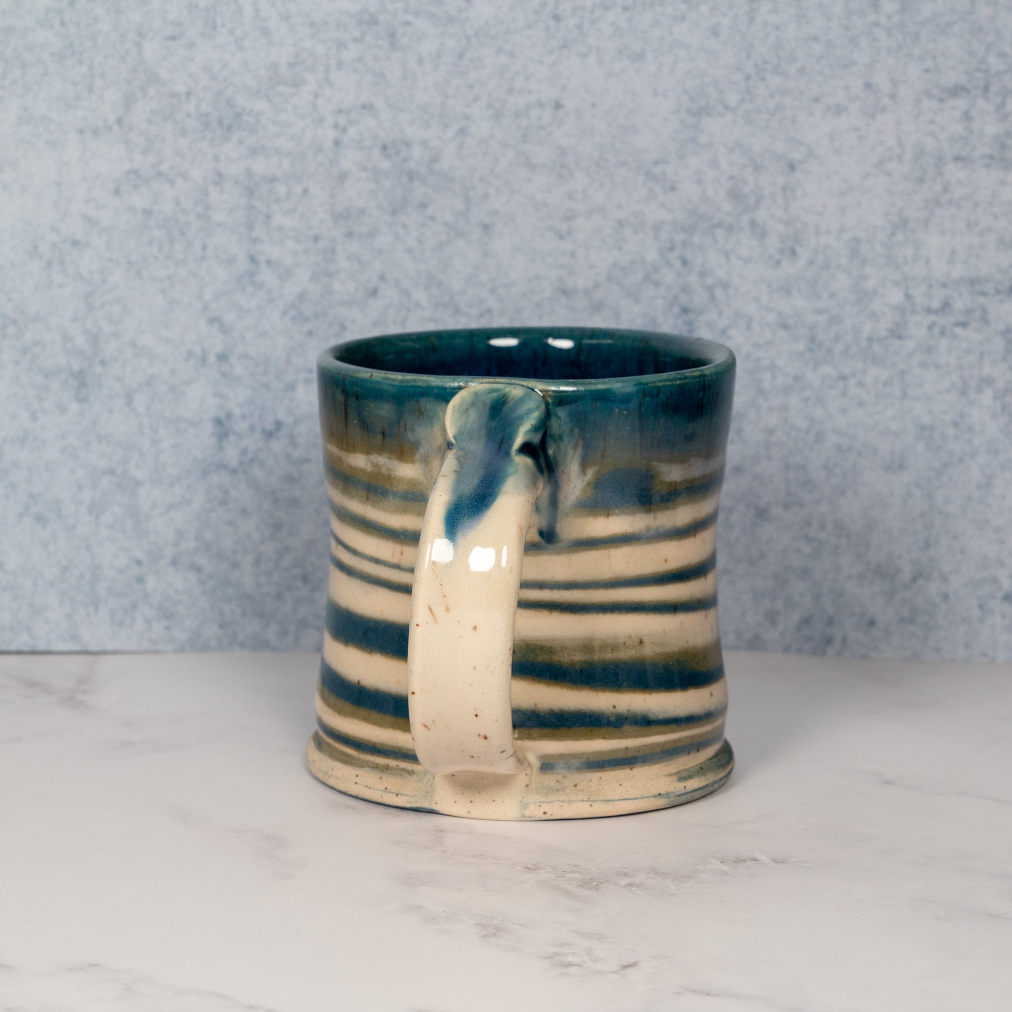Handmade Planet Earth Ceramic Mug