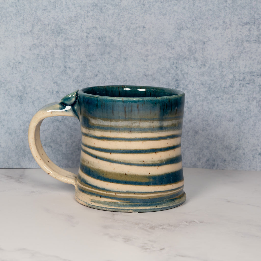 Handmade Planet Earth Ceramic Mug