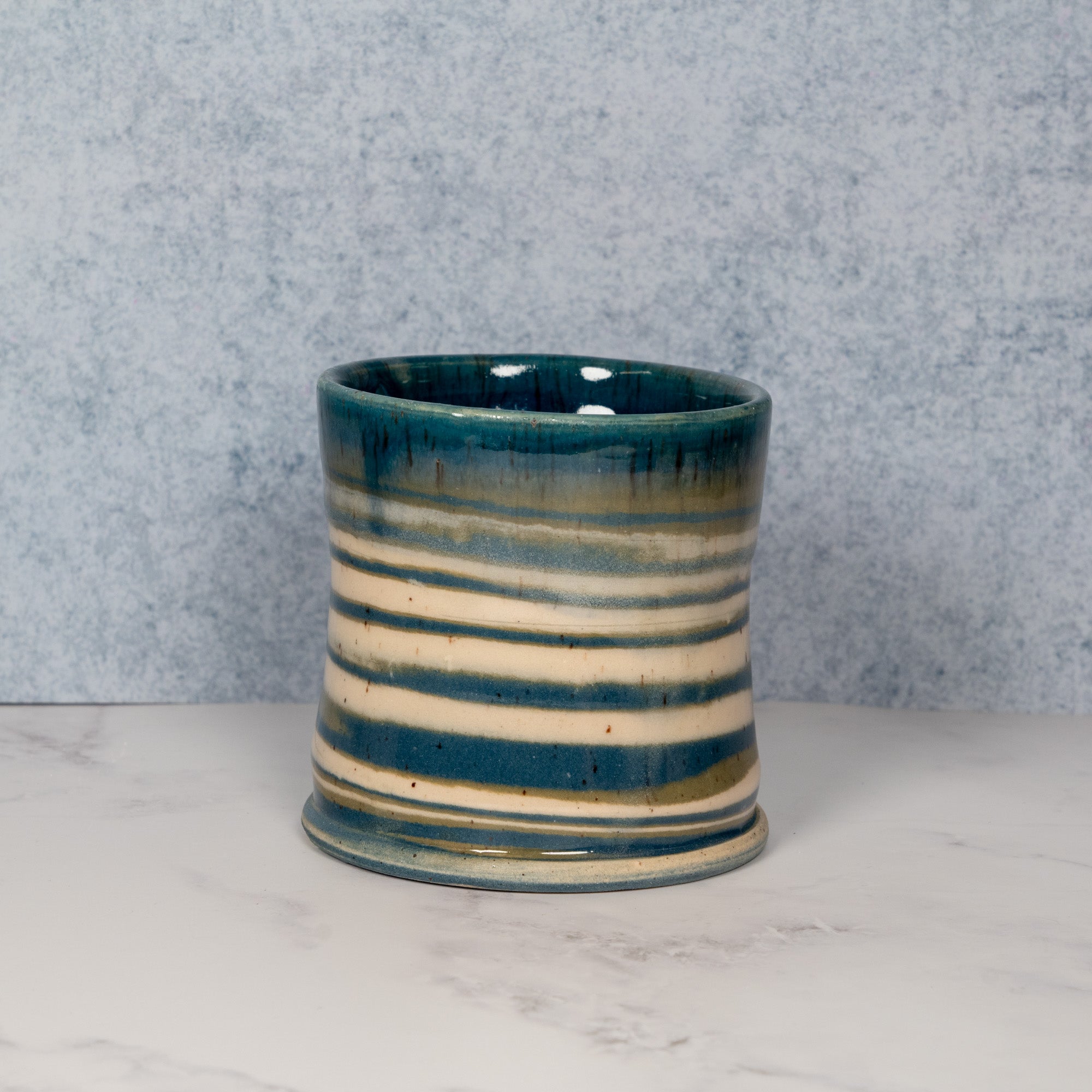 Handmade Planet Earth Ceramic Mug
