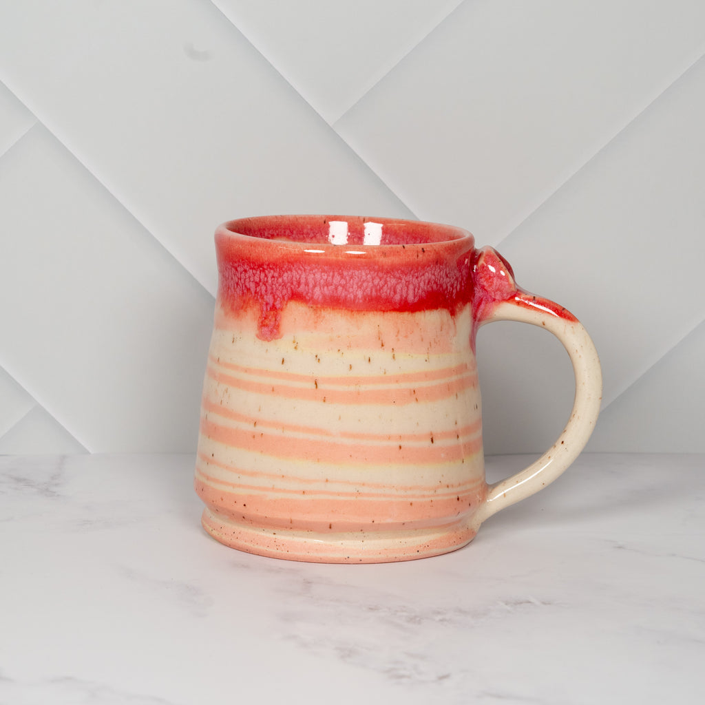 Handmade Marbled Sherbet Ceramic Mug 01