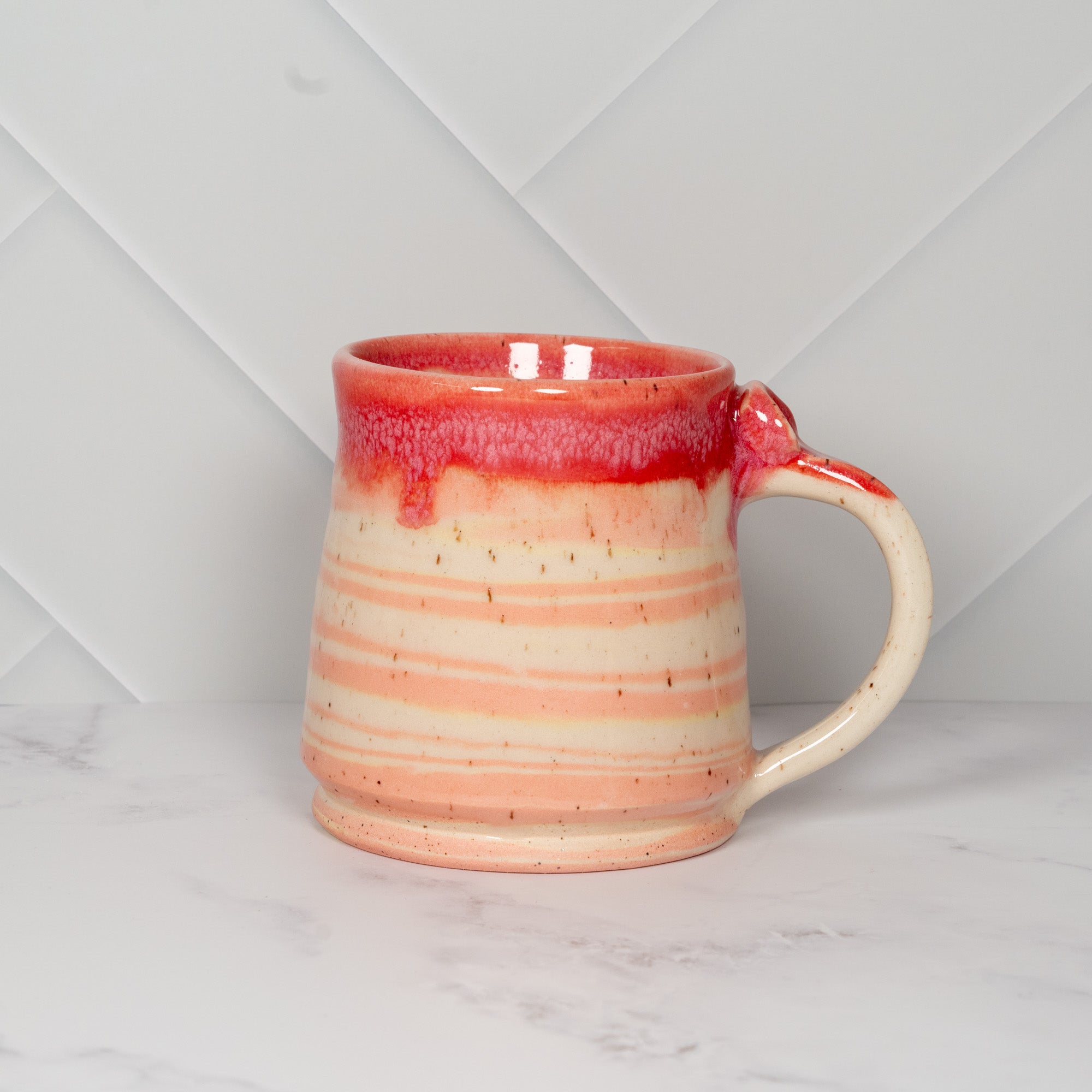 Handmade Marbled Sherbet Ceramic Mug 01