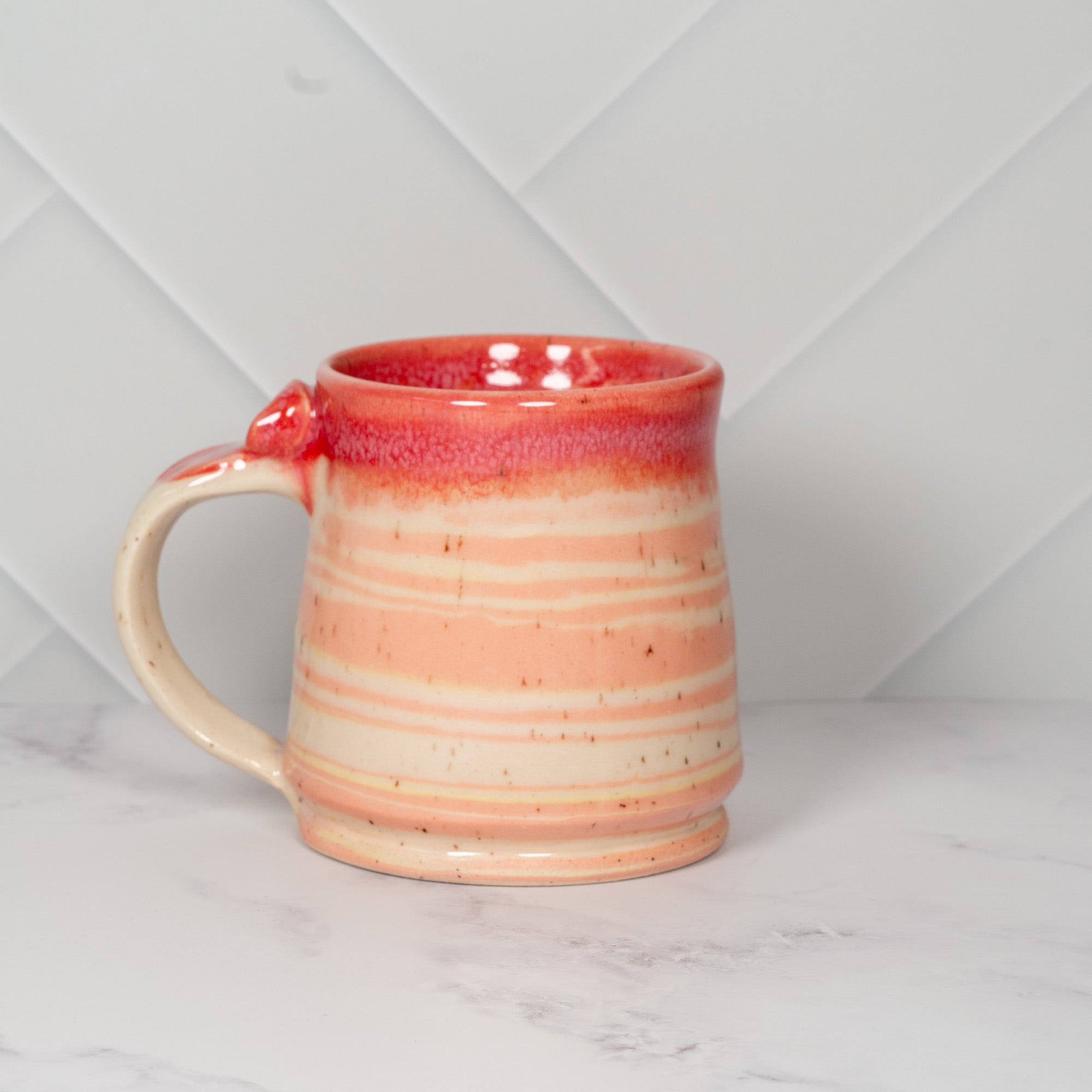 Handmade Marbled Sherbet Ceramic Mug 01