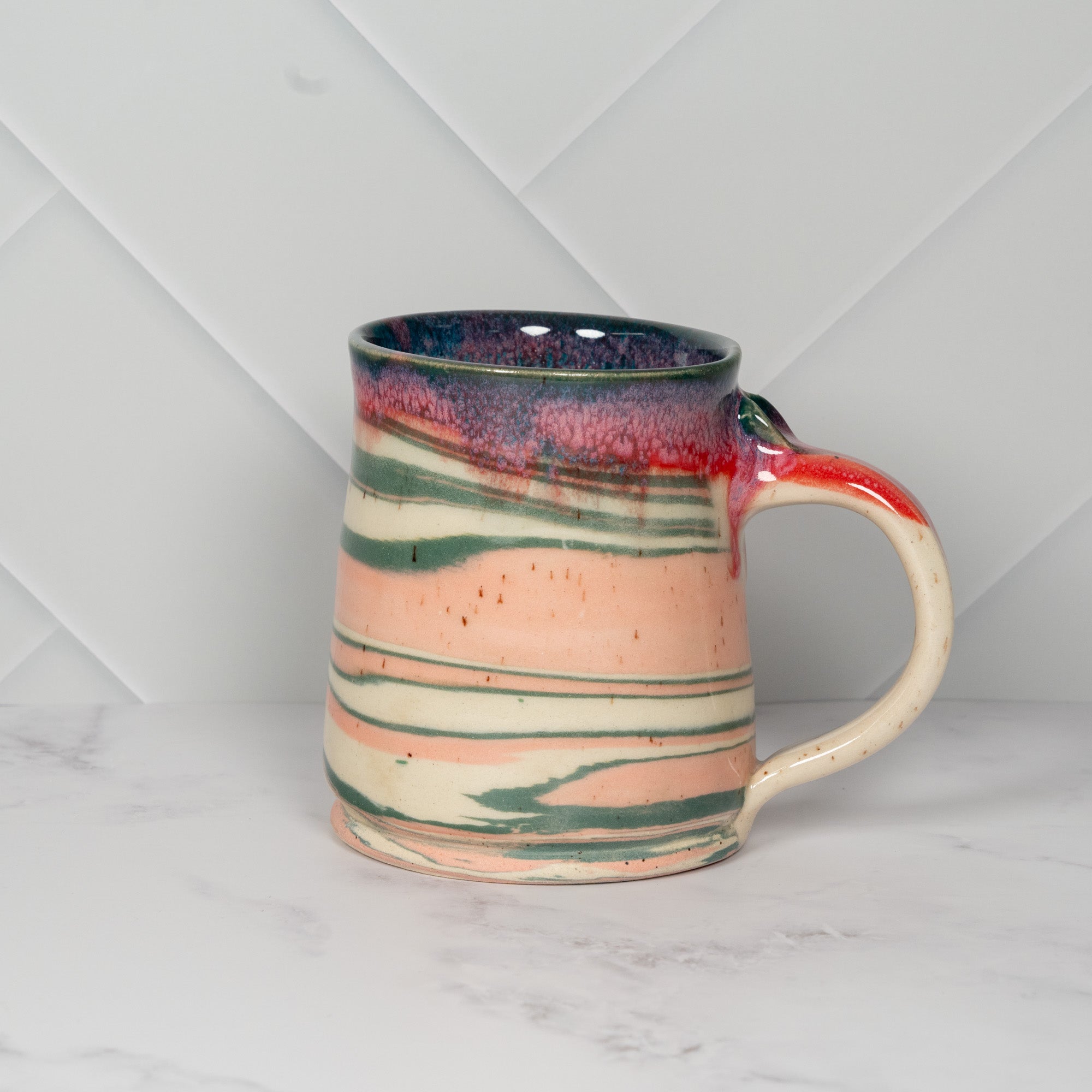 Marbled Watermelon Ceramic Mug 01