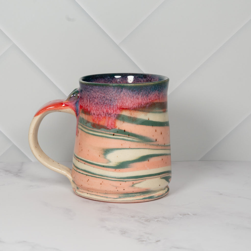 Marbled Watermelon Ceramic Mug 01