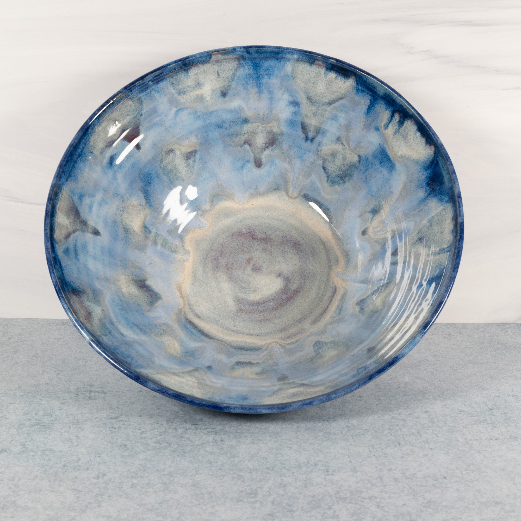 XL Cobalt Blue Serving Bowl