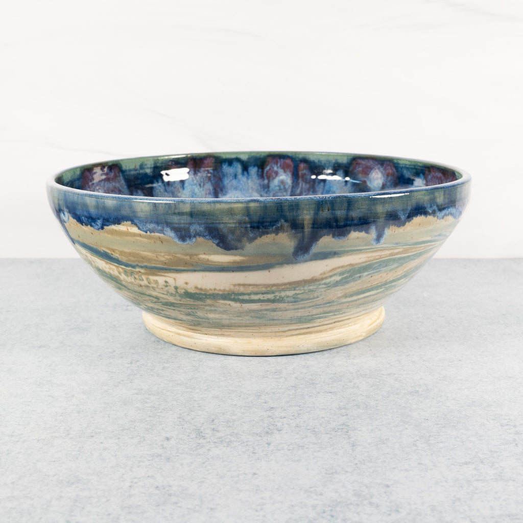 XL Marbled Earth - Peacock