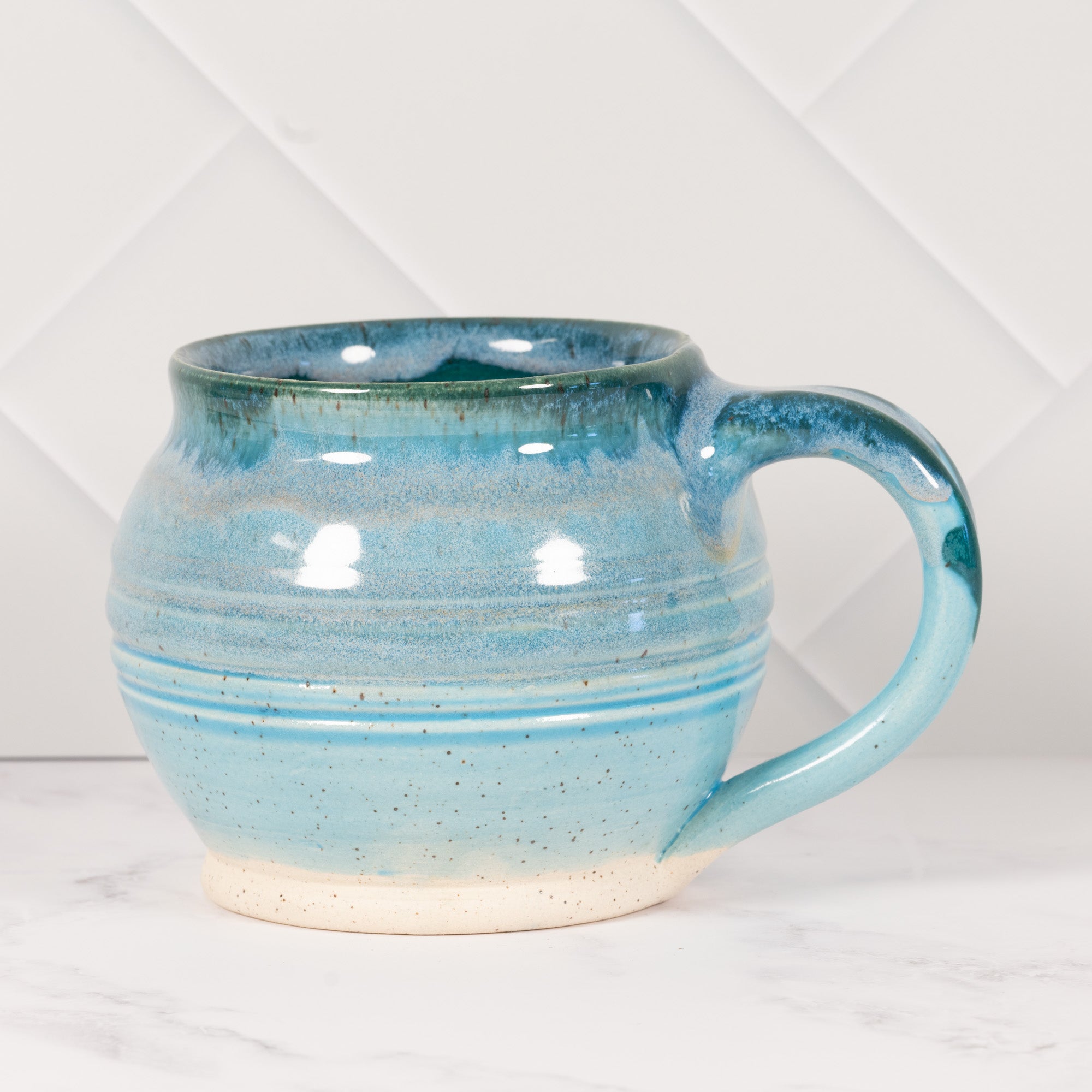 Handmade Ceramic Mug in Sea Opal 02