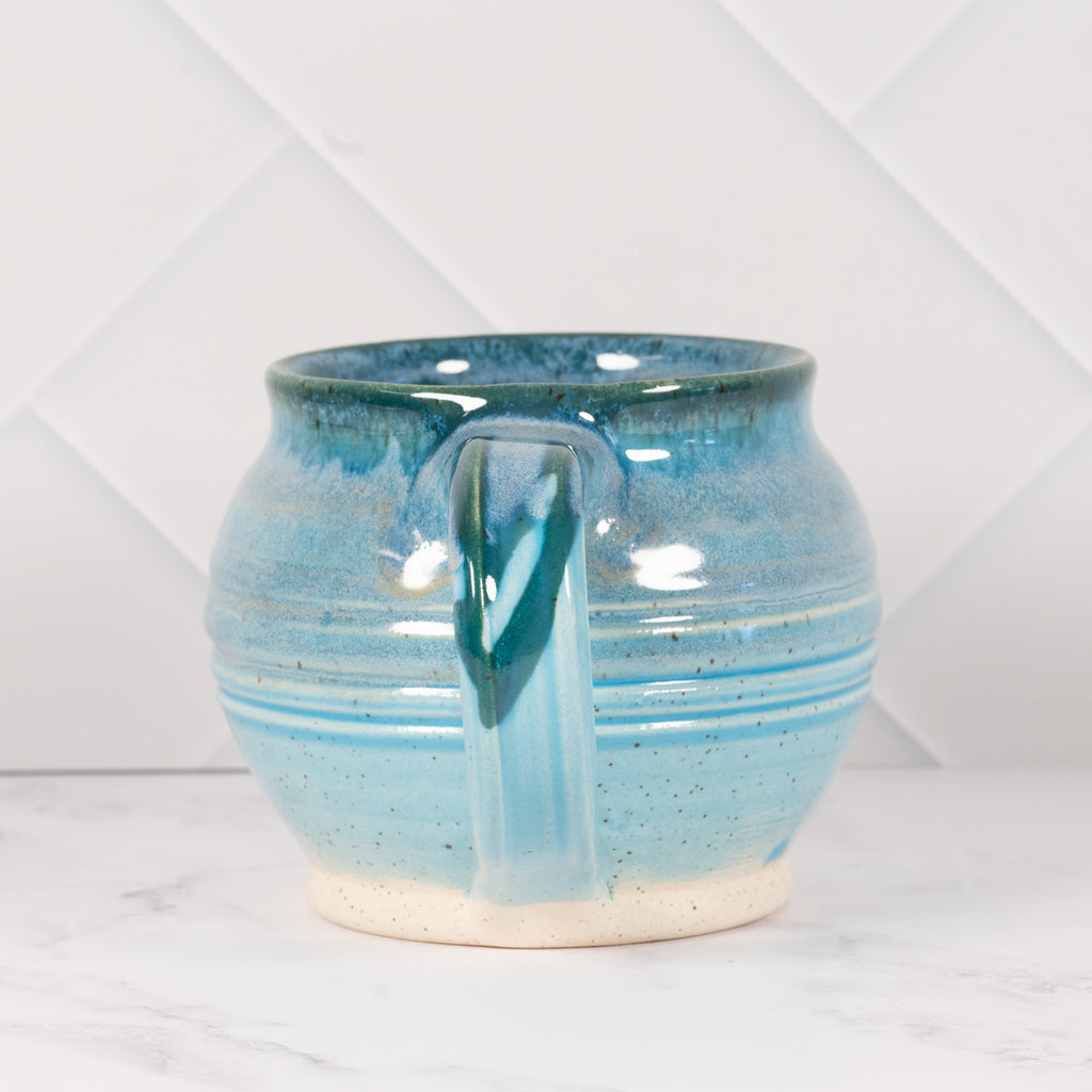 Handmade Ceramic Mug in Sea Opal 02
