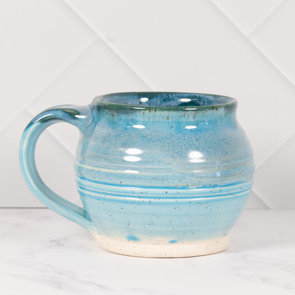 Handmade Ceramic Mug in Sea Opal 02