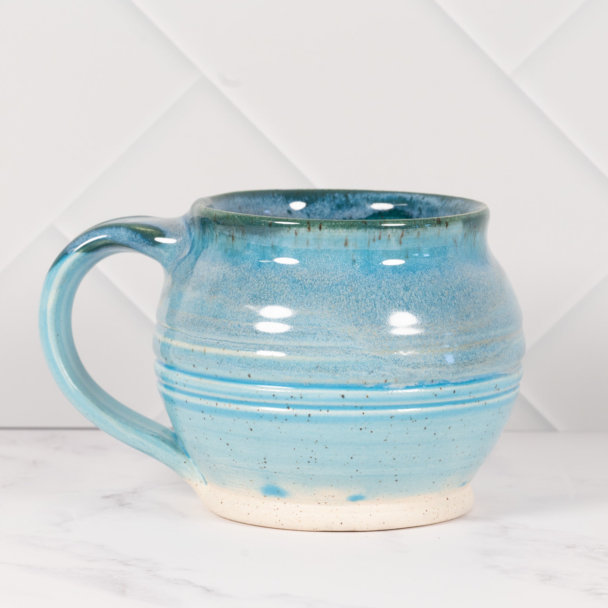 Handmade Ceramic Mug in Sea Opal 02