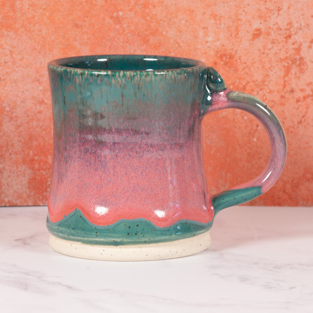 Watermelon Pink Handmade Ceramic Mug