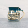 Marbled Earth Dinosaur Mug