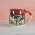 Handmade Pink Flamingo Mug