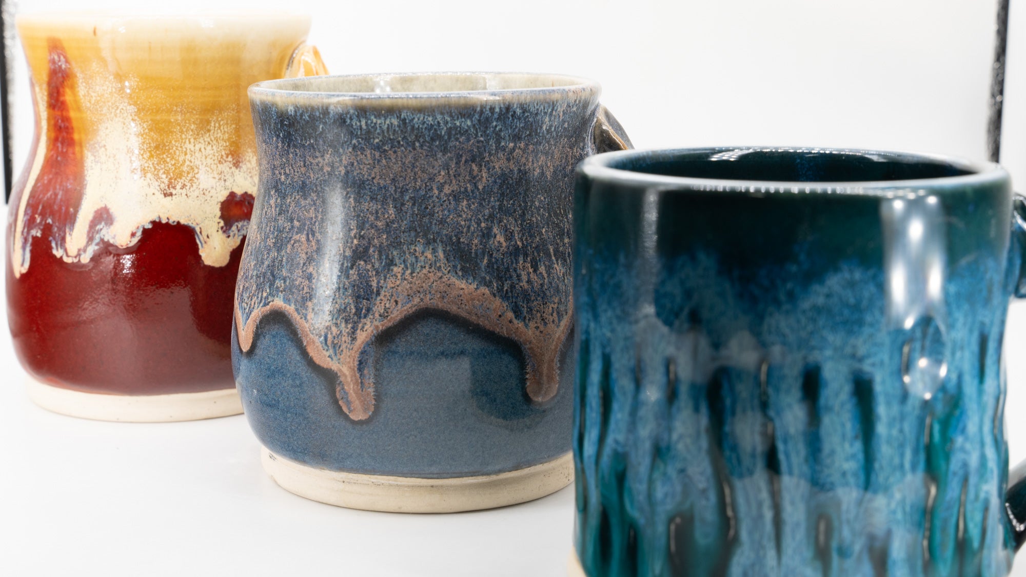 Handmade Ceramic Teal Mug