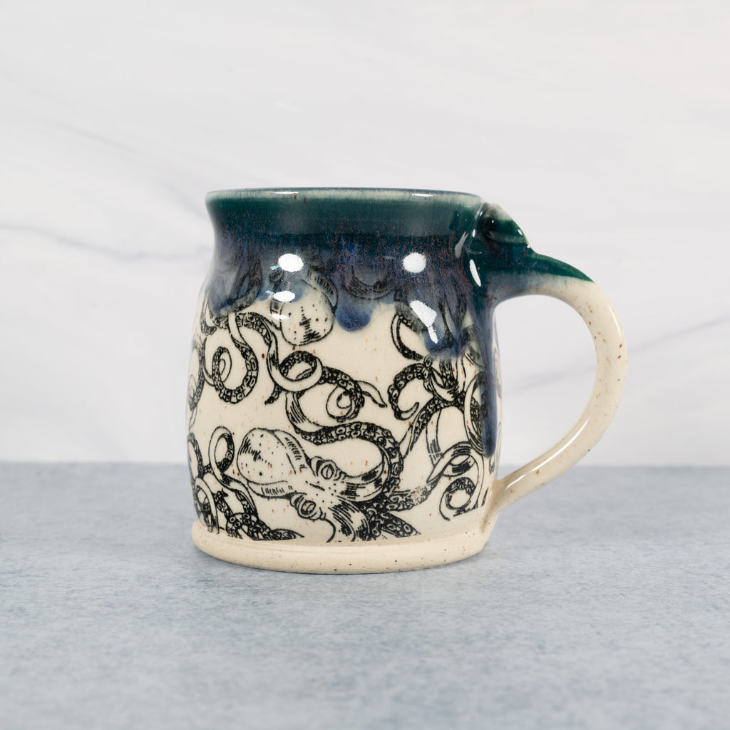 Handmade Ceramic Octopus Mug