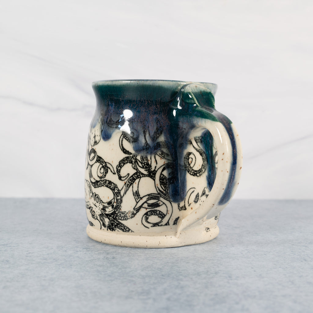 Handmade Ceramic Octopus Mug
