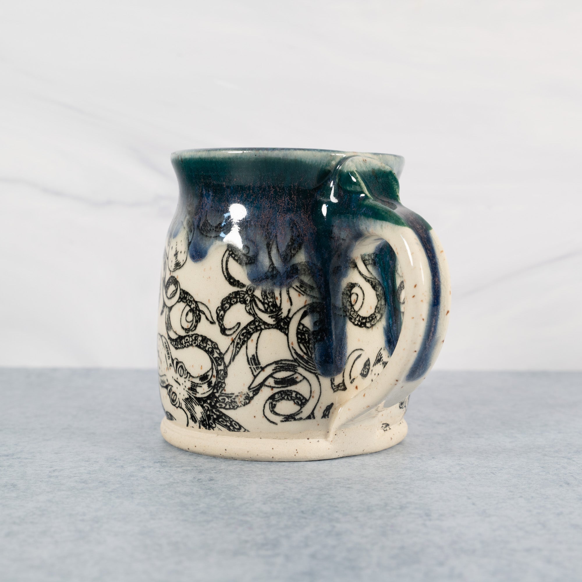 Handmade Ceramic Octopus Mug