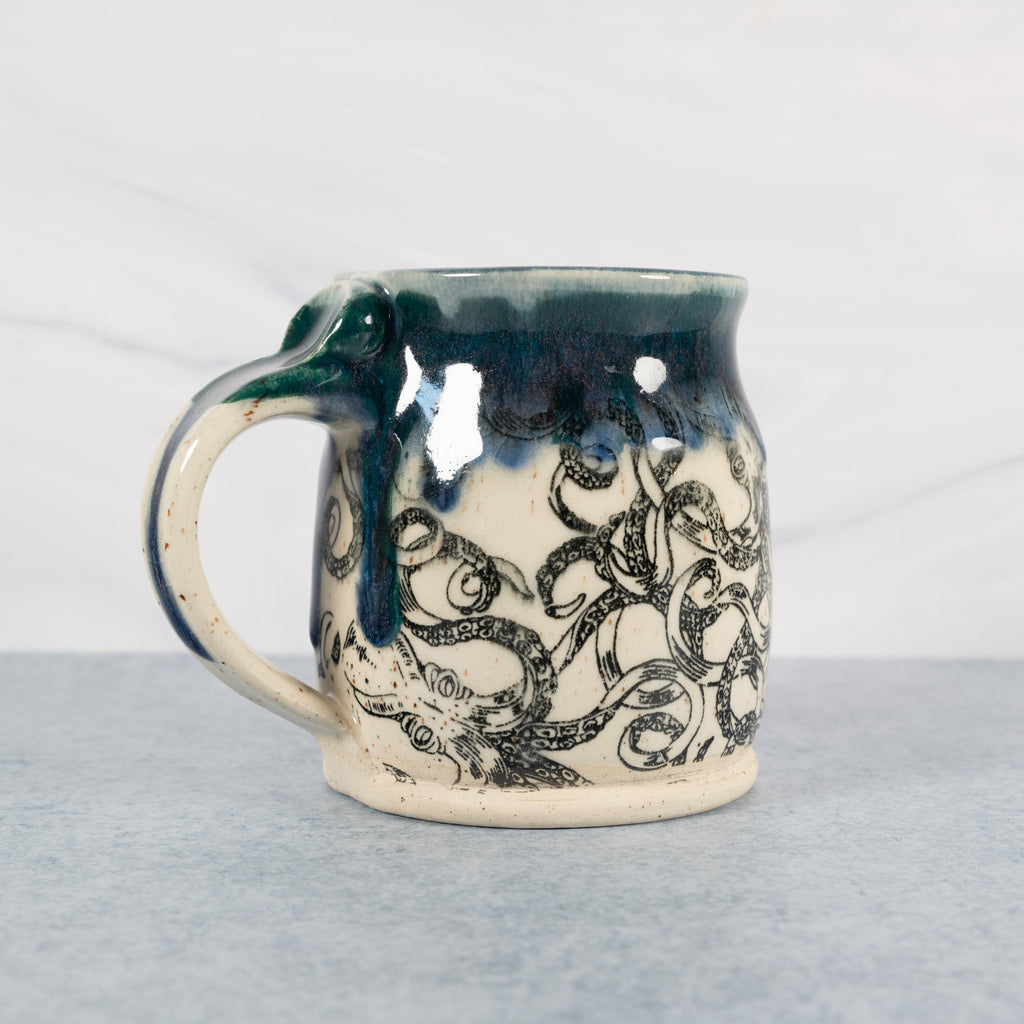 Handmade Ceramic Octopus Mug
