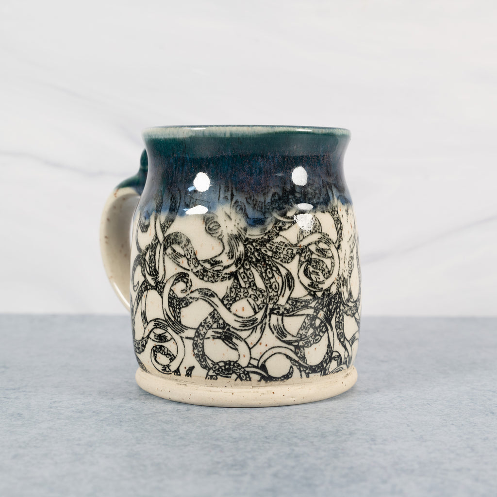 Handmade Ceramic Octopus Mug