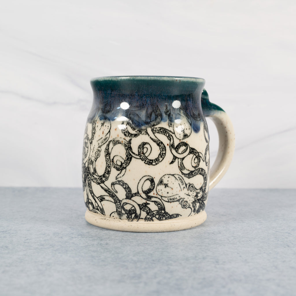Handmade Ceramic Octopus Mug