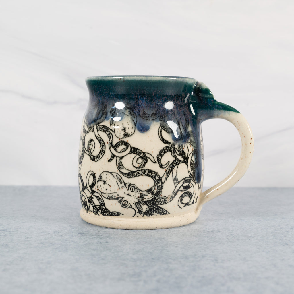 Handmade Ceramic Octopus Mug