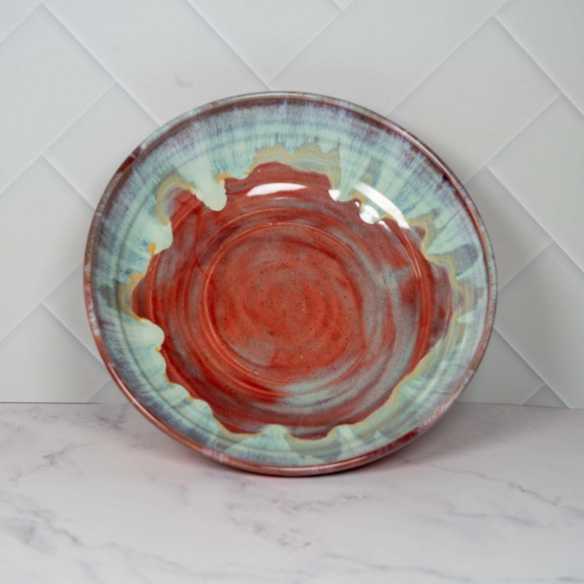 Coral Sand Beach Ceramic Serving Bowl, Medium