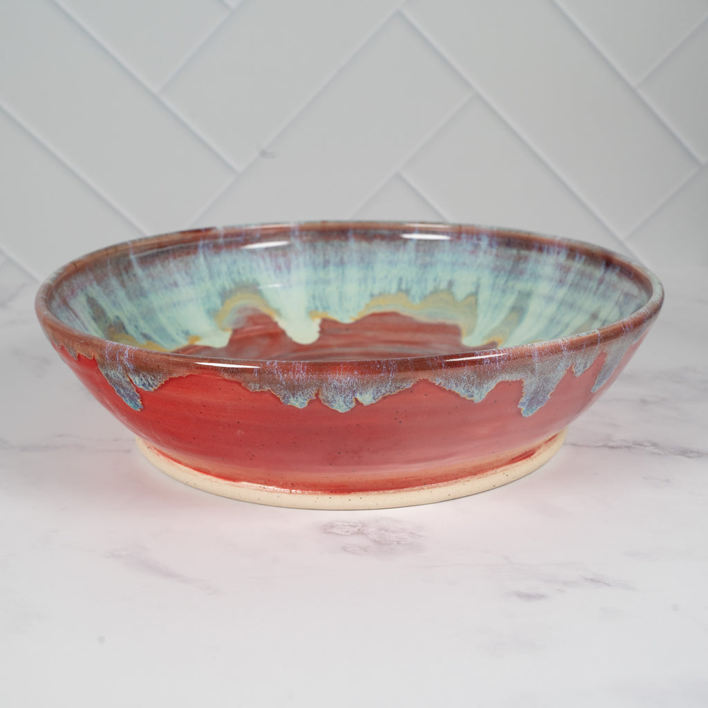 Coral Sand Beach Ceramic Serving Bowl, Medium