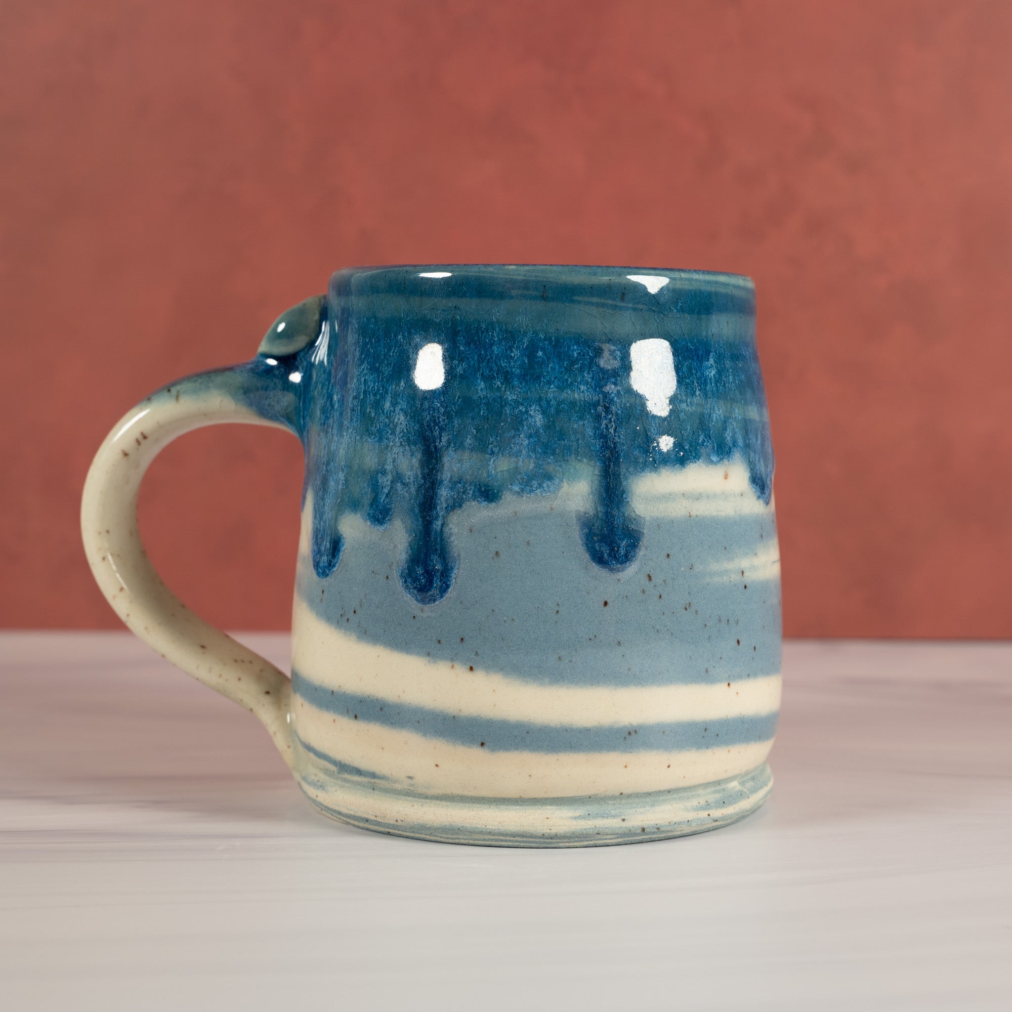Marbled Blue USA mug