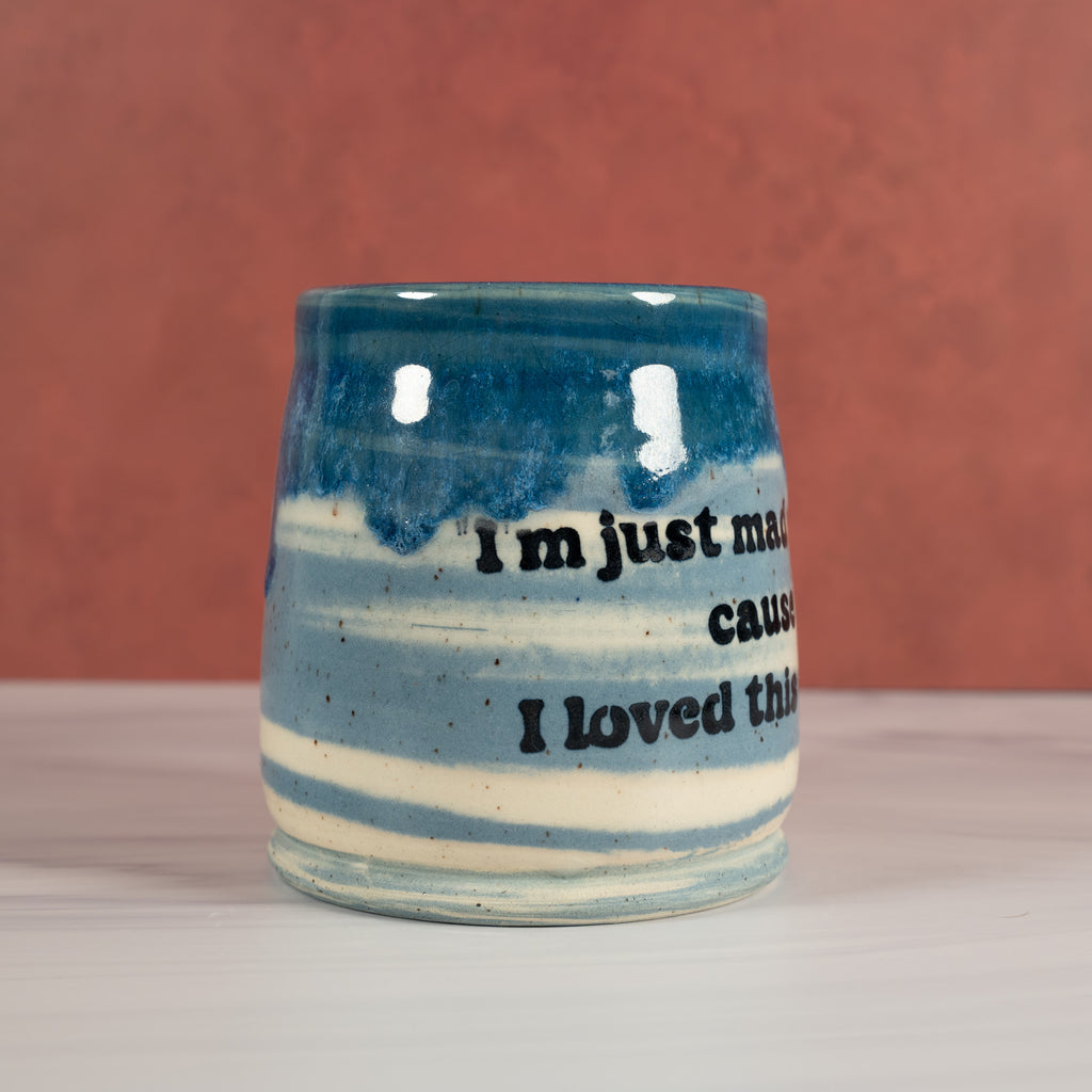 Marbled Blue USA mug
