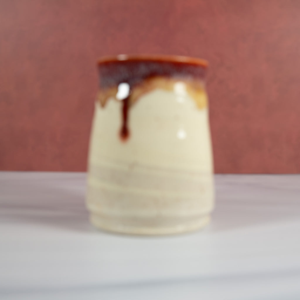 Handmade Marbled Red Beer Stein