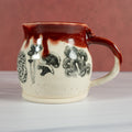 Handmade Red Mushroom Mug
