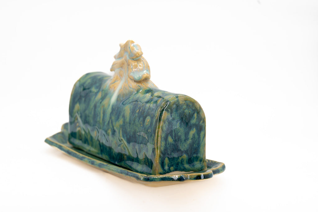 Snowy Tree Butter Dish