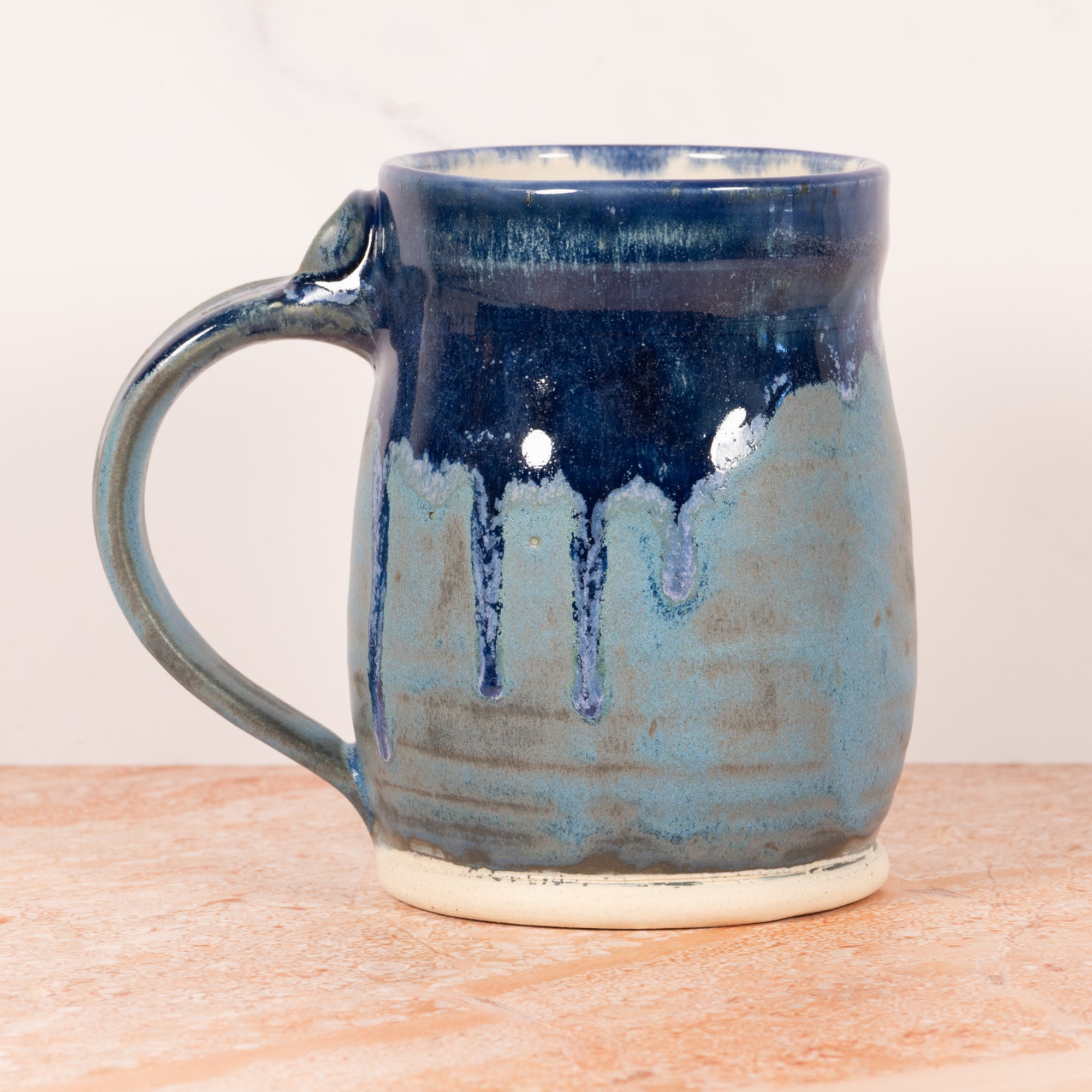 Handmade Ceramic Mug with Tabby Cat