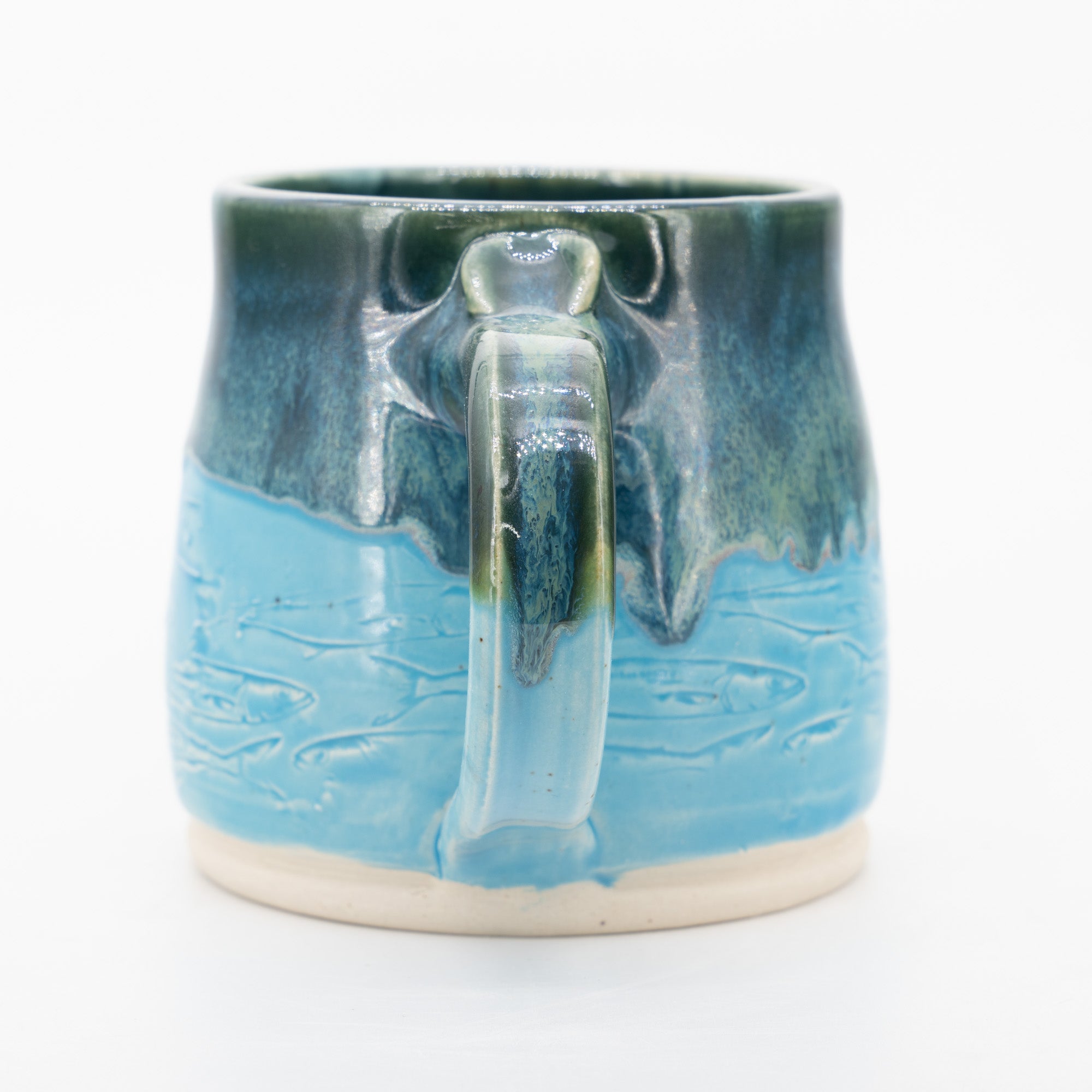 Handmade Texture Fish Coffee Mug