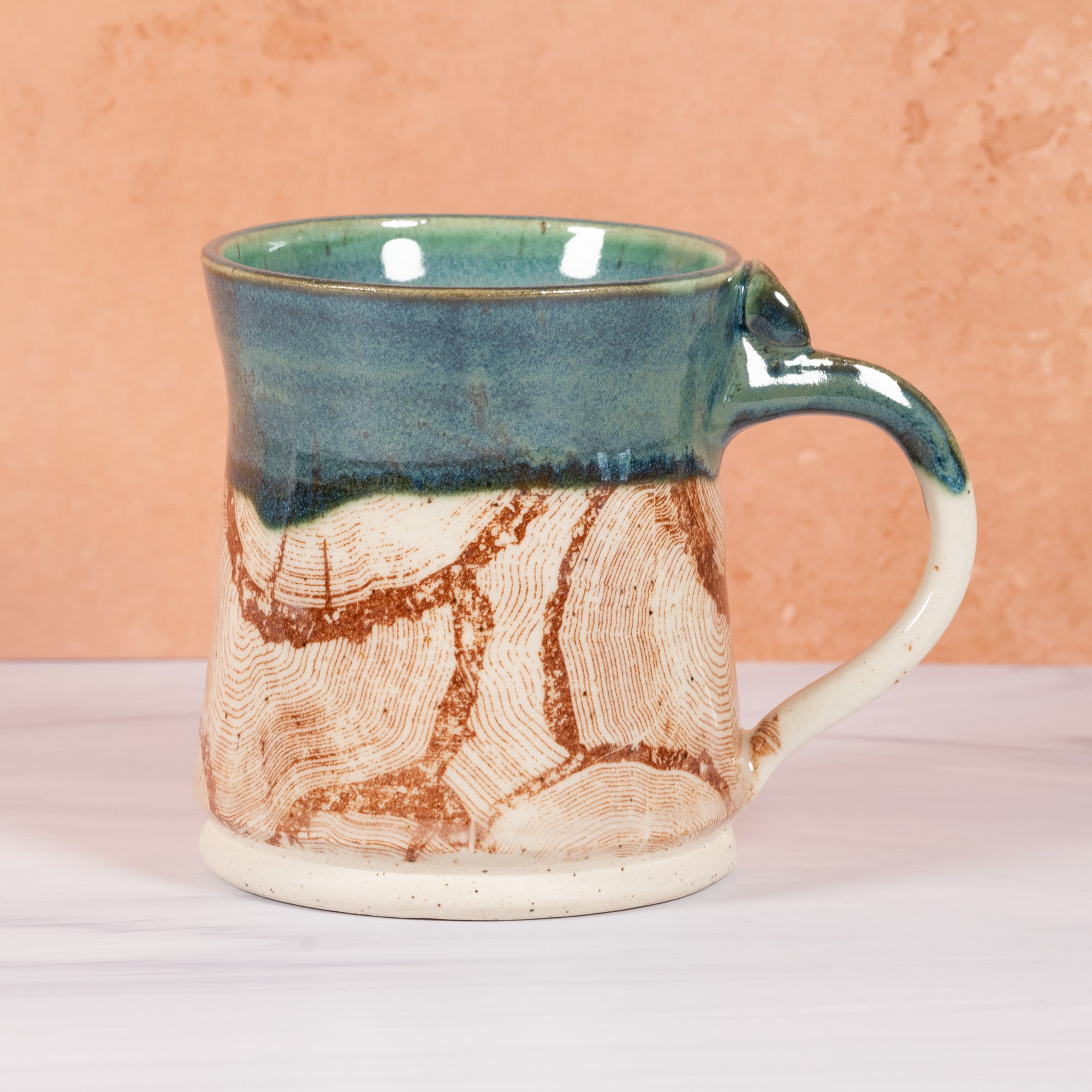 Handmade Wood Texture Mug
